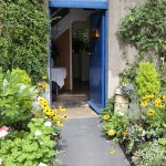 Gaia House and Gardens front door