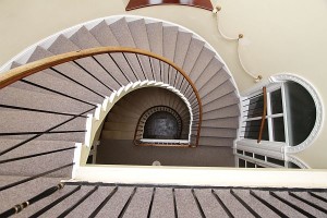 Gaia House Interior stairs