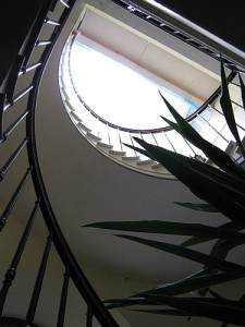 Gaia House Interior staircase